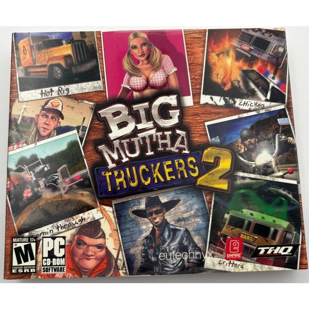 Big Mutha Truckers 2 PC CD-ROM 2005 THQ Empire Interactive Brand New‎ Sealed